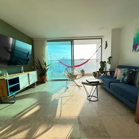 Apartamento Con Vista Al Mar En Sonesta Con Salida Directa A La Playa Apartamento Cartagena